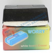 white board eraser worry